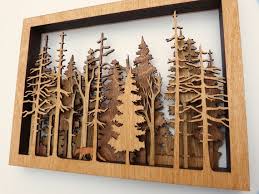 Layer Wall Art Forest Nature Trees