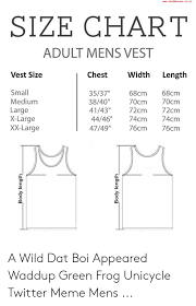 Wwwshadehouseconz Size Chart Adult Mens Vest Width Chest