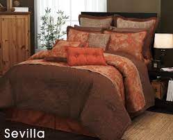 Orange And Brown Comforter Sets