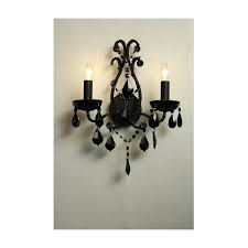 Marie Therese Black Wall Light