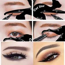 cat eye shadow eyeliner stencil kit