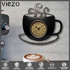 Viezo 30x32cm Cup Of Coffee Wall Clock
