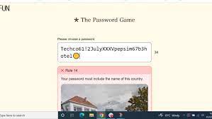 Can You Beat The Password Game gambar png