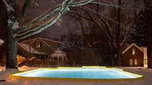 With no stakes, there is no mistakes. My Backyard Rink With 3 Of Ice Formed Should Be Ready To Skate On Tomorrow Hockeyplayers