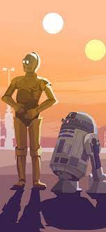 r2 d2 is here wallpaper