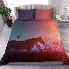 Horse Duvet Cover And Pillow Covers