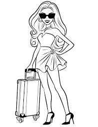 48 barbie coloring pages for kids and