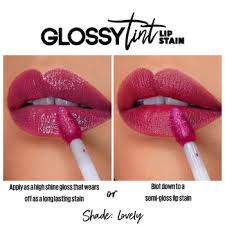 la glossy tint lip stain glc701 lovely