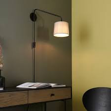 Dae Plug In Wall Light Black So Home