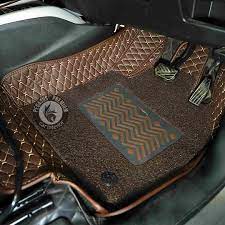 8d car floor mats in brown for all cars