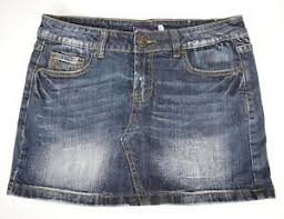 Details About Vigoss Denim Stonewash Jean Mini Skirt Size Juniors 7