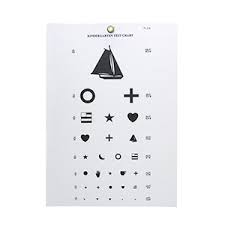 Hotv Eye Chart 10 Distance Eye Cards Eye Charts