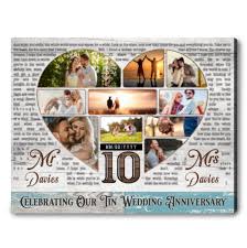 happy 10th wedding anniversary gifts