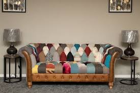 chester club patchwork 2 seater