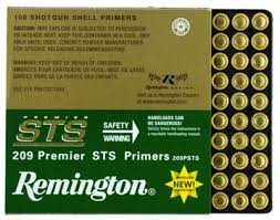 Lake Connie Store: Remington Blackpowder Primers - #209 Shotshell Sleeves
