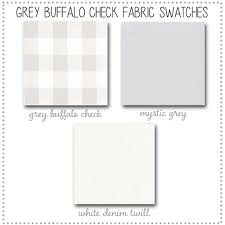 Grey Buffalo Check Crib Bedding