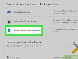 Select preferences to open the drive menu. How To Delete A Google Or Gmail Account With Pictures Wikihow
