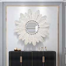leaf design wall mirror furniture