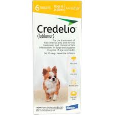 Credelio Chewable Tablet 4 4 6 Lbs 6 Pk