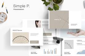 simple p powerpoint template free