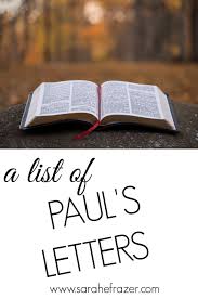 a reading plan for the letters of paul