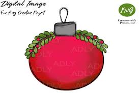 Red Christmas Ornament Ball Clipart Graphic By Adlydigital Creative Fabrica In 2020 Red Christmas Ornaments Christmas Ornaments Red Christmas