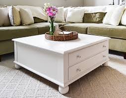 Large Square Coffee Table Makeover My