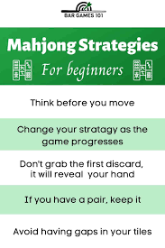 5 mahjong strategies for beginners