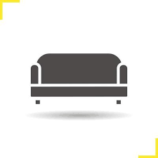 Couch Icon Isolated Living Room Couch