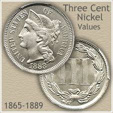 Three Cent Nickel Values 13 Of 25 Are Very Rare