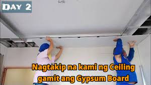 day2 ceiling installation gamit gypsum