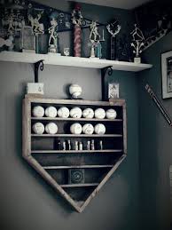 baseball bedroom baseball shelf