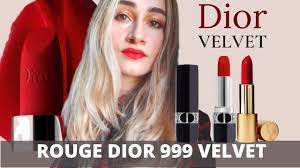 new rouge dior makeup velvet 999