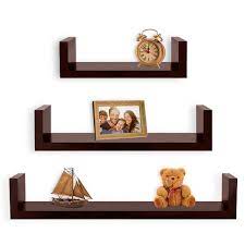 Wooden Floating Wall Shelves