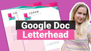 google docs letterhead how to create