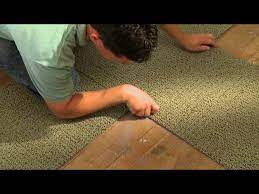installing carpet tiles squares on wood