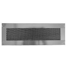 vulcan vent 14x4 in fire resistant galvanized foundation or soffit vent face vfs414ff