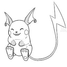 This coloring pages was posted in june 24, 2018 at 8:00 am. Printable Raichu Coloring Pages Anime Coloring Pages