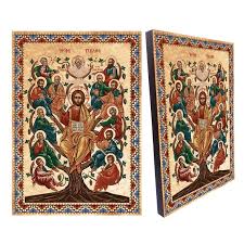 Ampelos Orthodox Icon Canvas Print