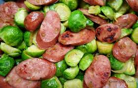 Do you use chicken sausage fun fun fun but, what would you suggest to replace the sausage if i was going for a vegetarian option? Chicken Apple Sausage Sprouts Chicken Sausage Recipes Chicken Apple Sausage Real Food Recipes