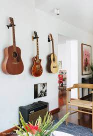 35 simple guitar wall display ideas for