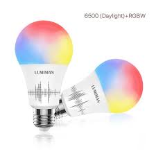 Lumiman Remote Control Multicolor Smart Hubless Light Bulbs Works With Alexa Echo Dot And Google Home Lumiman