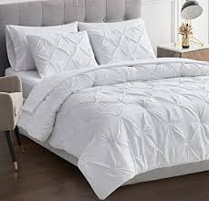 Comforter Set 8 Pieces Pinch Pleat Bed