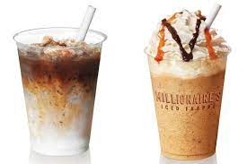 shortbread frappes and iced lattes