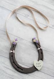 wife personalised horse shoe frame