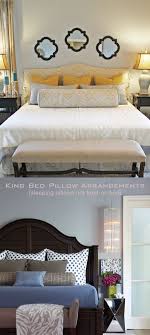 Bed Pillow Arrangement Remodel Bedroom