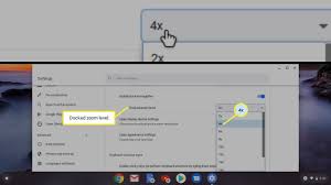 how to zoom in and out on chromebook