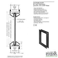 Commercial Door Light Frames 12 X 12