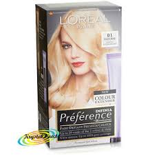Details About Loreal Preference Les Blondissimes 01 Lightest Natural Blonde Hair Colour Dye