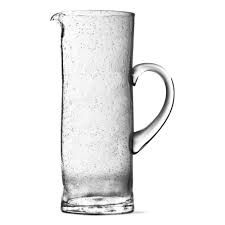 tag bubble glass tall pitcher 206148